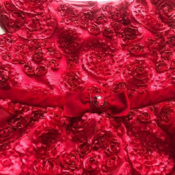 Like New! Girls Red Party Dress! - Picture 2 of 6